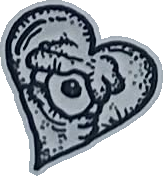 Watching heart emblem, a drawing by twikoi