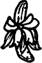 Petal bow motif, a drawing by twikoi