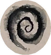 Lower spiral vignette, a drawing by twikoi