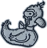 Tearful long duck, a drawing by twikoi