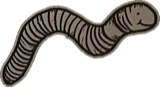 Smiling segmented worm, a drawing by twikoi
