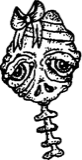 Small upper right head, a drawing by twikoi