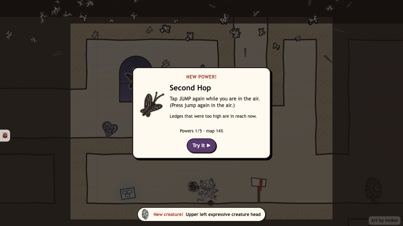 Ink Castle: the new power card for the Second Hop with her butterfly drawing