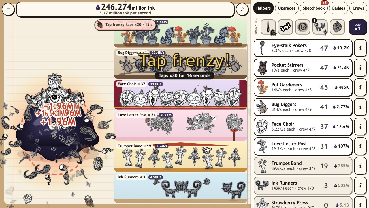 Creep Clicker: a picture from the game