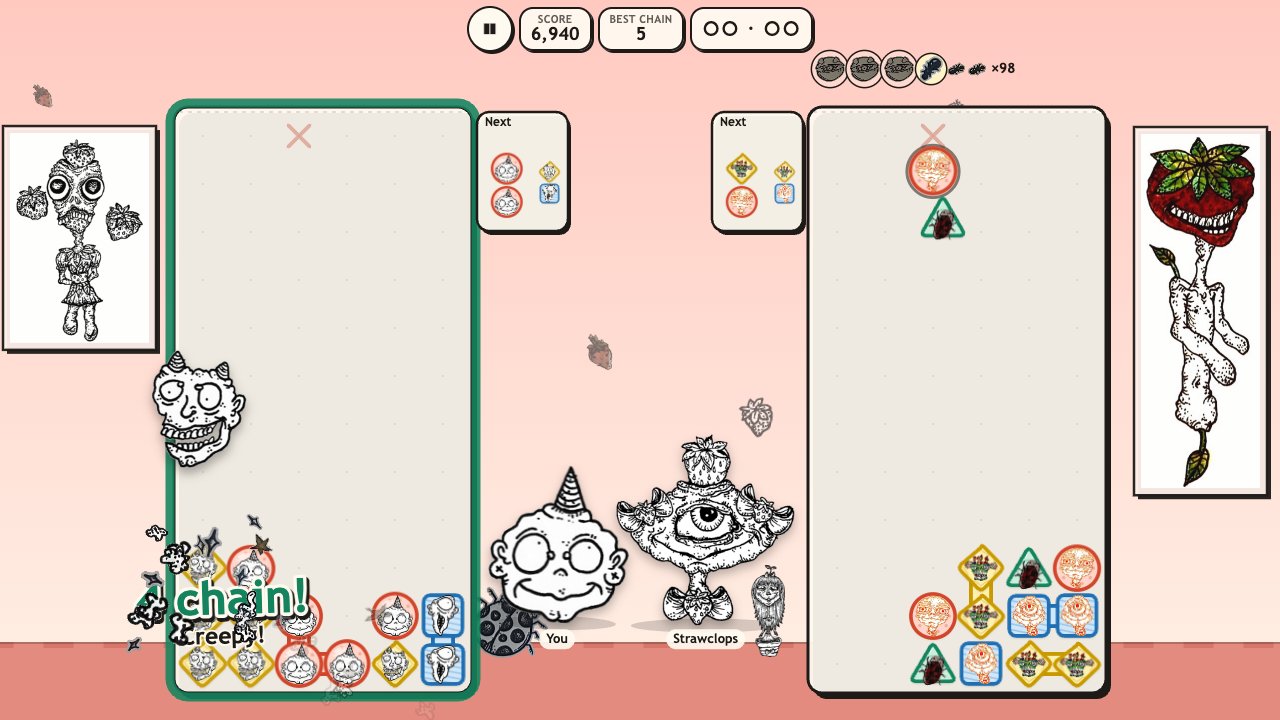 Creep Drop: a picture from the game