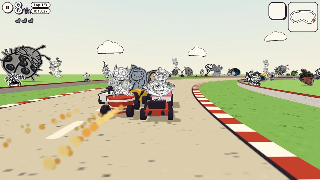 Creep Kart: a picture from the game