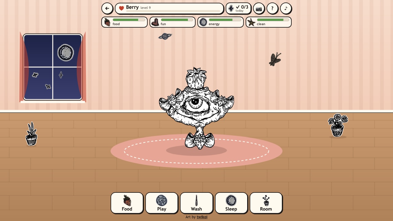 Creep Pet: a picture from the game