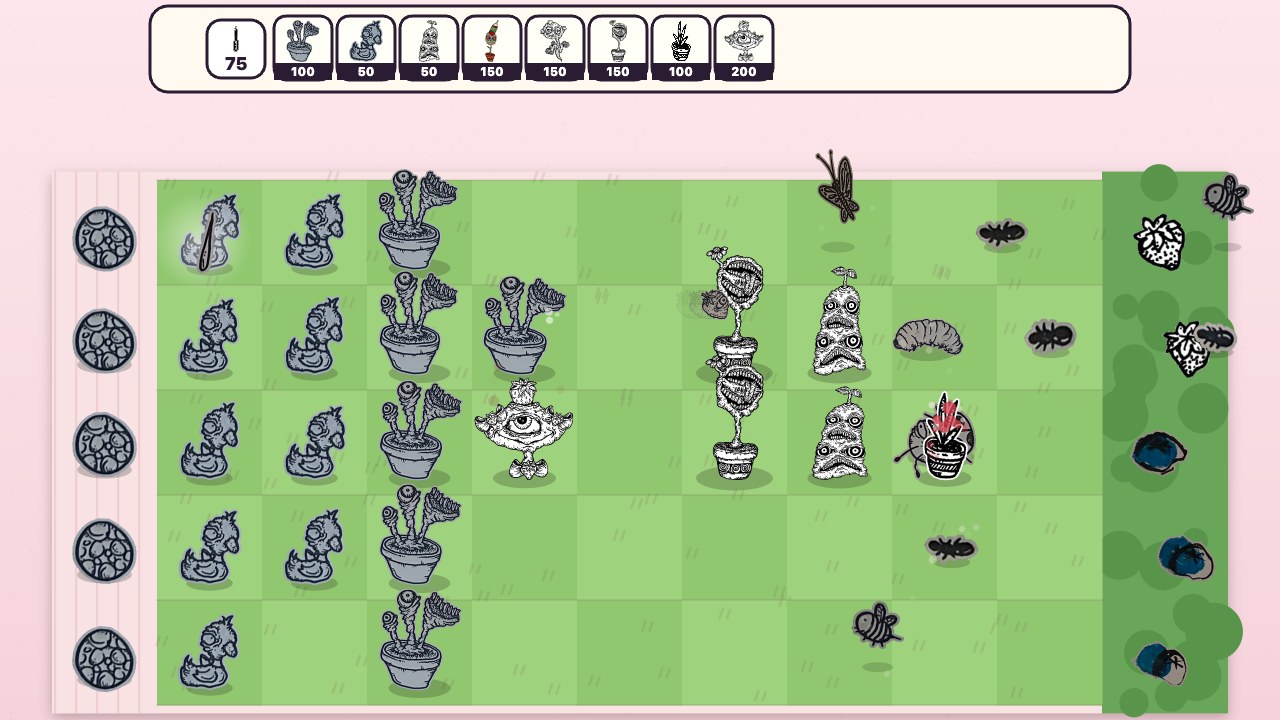 Garden Defense: a picture from the game