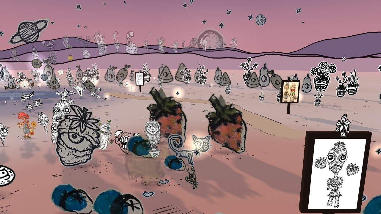 Ink Garden: a picture from the game