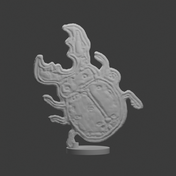 Antlered beetle · Display Figure design preview