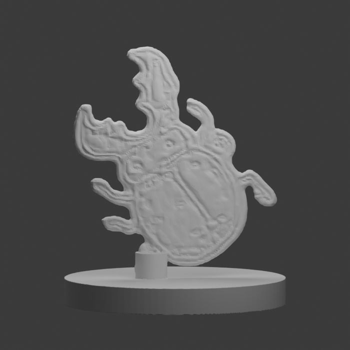 Antlered beetle · Tabletop Mini design preview