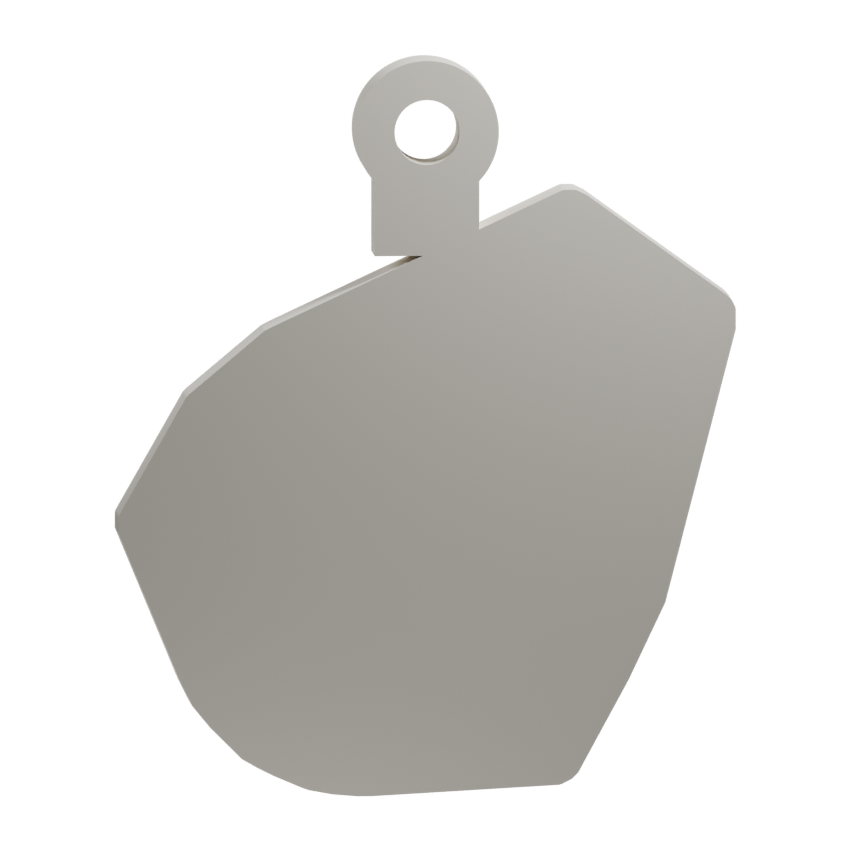 Actual keychain game prop reverse with neutral material