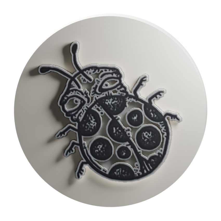 Native artwork projected on the actual token game prop