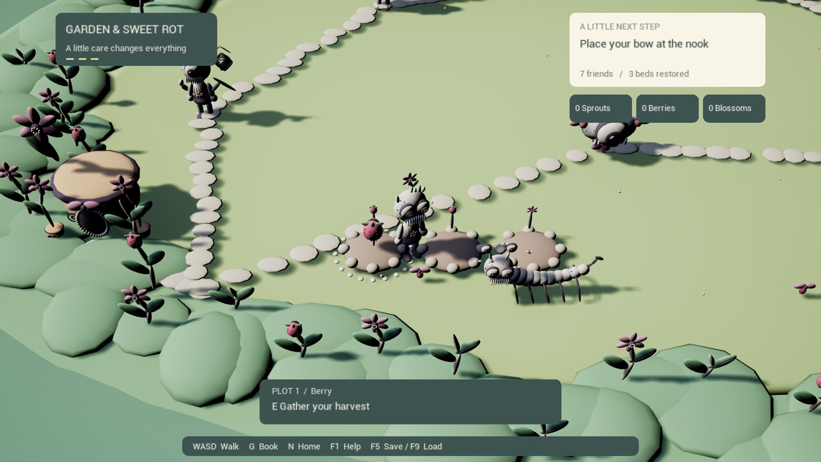 Garden & Sweet Rot actual development screenshot