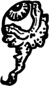 Original hand-drawn art: Upper right small floating head