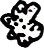 Original art: Floating confetti motif 8