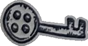 Original Button-shaped ink key by twikoi
