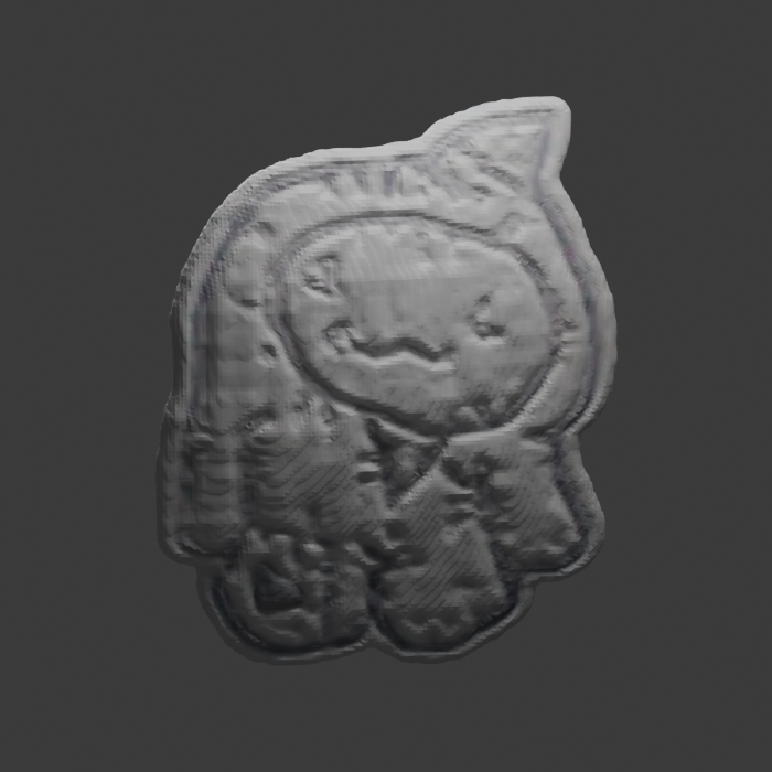 Actual inferred patchwork back with unapproved marks