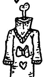 Headless bow jacket figure original-art preview