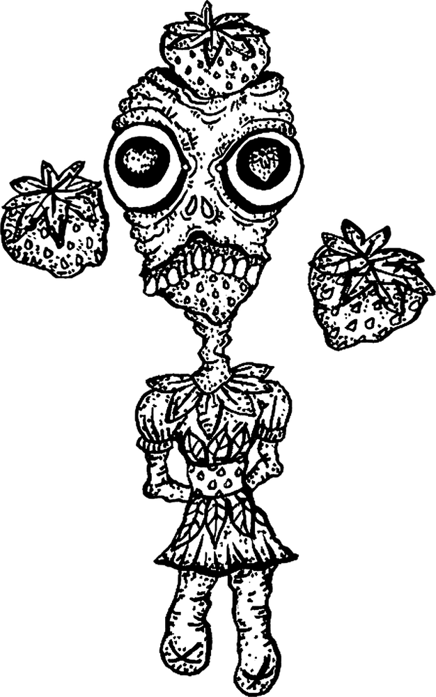 Strawlady · Art Print design preview