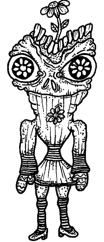 Book drawing Flower Child for XIX The Sun