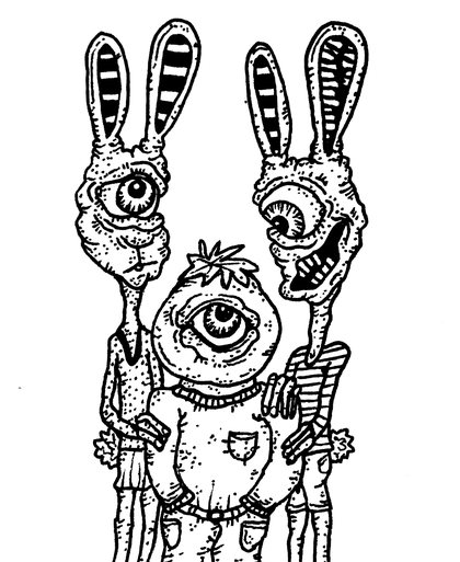 Book drawing Happy Family for Ten of Cups