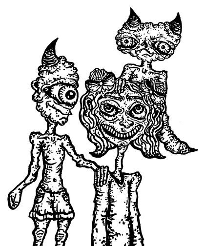 Book drawing Her Only Friends for Five of Pentacles