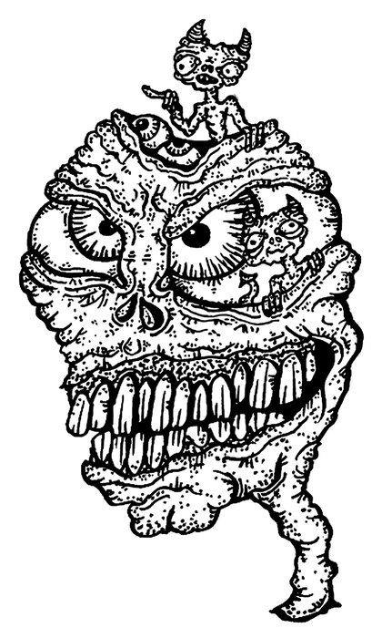 Spare book drawing Putrid Pests