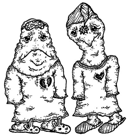 Book drawing The Bipolar Brothers for Three of Swords