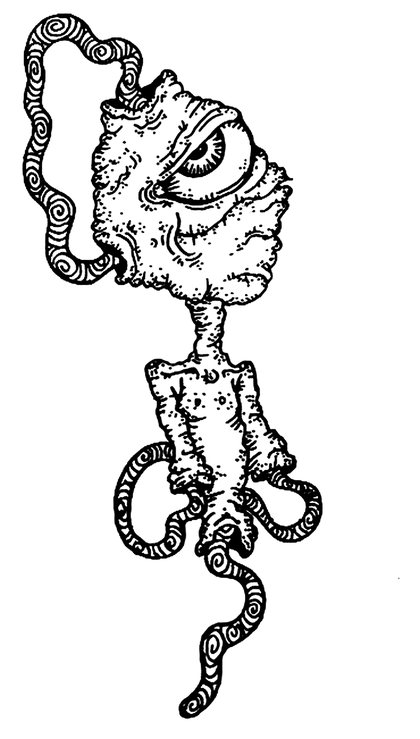Book drawing The Cold Thing for IX The Hermit