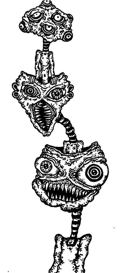 Book drawing The Hybrid for XVI The Tower