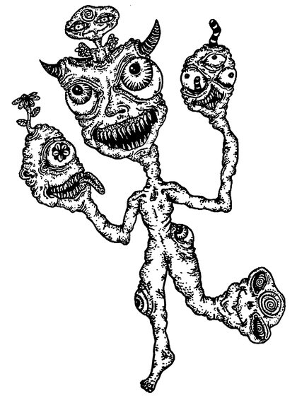 Book drawing The Puppet Master for I The Magician