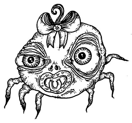 Spare book drawing The SpiBaby