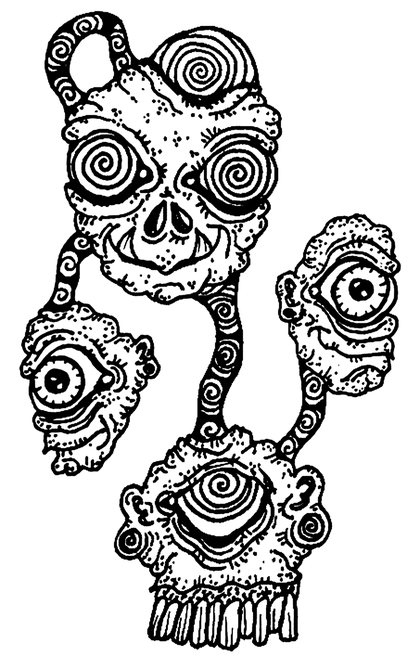 Book drawing Web Wraith for II The High Priestess